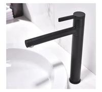 ZCCZJS Rubinetti per bacini ridotto mixer nero rubinetti cucina rubinetti del bagno cucine rubinetto a leva singola mixer nero mixer caldo acqua calda, rubinetto da cucina