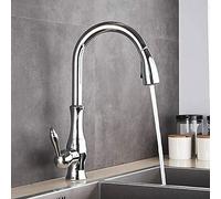 ZCCZJS Rubinetti, polacco oro girevole beccuccio cucina lavello cucina rubinetto spruzzatore design model design bagno cucina fredda miscelatore di acqua fredda/smalto