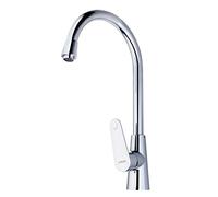 ZCCZJS Rubinetto cucina cucina, lavandino da cucina calda e fredda, testa del bacino del piatto, tutta la piega di rame, piccola certifica in rame la certezza della moderna semplice lussuosa,