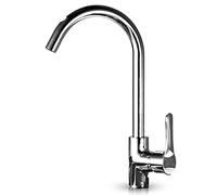 ZCCZJS Rubinetto cucina cucina, lavandino da cucina calda e fredda, testa del bacino del piatto, tutta la piega di rame, piccola certifica in rame la certezza della moderna semplice lussuosa,