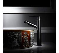 ZCCZJS Rubinetto cucina cucina opaca rubinetto nero rubinetto in ottone europeo restringimento di lavaggi caldi e fredda acqua di lavaggio a lavandino del lavandino spray miscelatore a vaso di