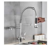 ZCCZJS Rubinetto, Cucina Filtro del Rubinetto Cucinare Toccata tiro Giù per la lavandino del lavandino Cucina Rubinetto con Acqua filtrata