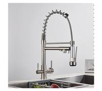 ZCCZJS Rubinetto, Cucina Filtro del Rubinetto Cucinare Toccata tiro Giù per la lavandino del lavandino Cucina Rubinetto con Acqua filtrata
