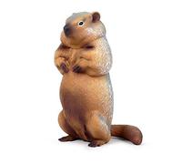 ZCCZJS Scultura di Marmotta Decorazione per la casa Statue da Giardino da Esterno Statue Collezione di Modelli di Animale Ornamenti Doni Giocattoli per Bambini 5,5 x 7 x 11 cm