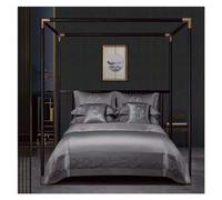 ZCCZJS Set di Biancheria da Letto a Quattro Pezzi BETTO Set Pietro di Quattro Pezzi, MOTOLO RINCONTO SOLILEDITO Solid Lusso Tutto Il Set BIDETTO Premium ATTRAVERSI, 1 FOLTO A Fatto (Colore CROURO,