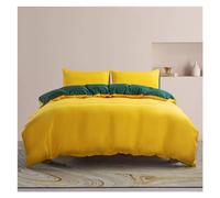 ZCCZJS Set di coperture del piumone, Coperchio del Piumino sfiorato Morbido, Set di Biancheria da Letto con Chiusura Zip e Protezioni angolari, Set di 3 Pezzi, Cover del piumone da Letto interfaccia