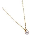 ZCCZJS Set di gioielli, 925 Simple Pearl Triangle Necklace Women Gioielli Accessori regalo di compleanno/