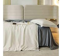 ZCCZJS Set di Pezzi a 4 Pezzi Full Size ， Set di Biancheria da Letto in Fibra lycel ， Comodi Fogli di Letti Traspiranti e Raffreddamento - Biancheria da Letto di Lusso alberghiera per Donne, Uomini,