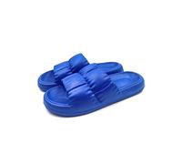 ZCCZJS Slifori da donna Summer Home Sole Sole Slifors Donne uomini Spessi Piattaforma Slifori Flip interni Flop sandali anti-slip per il bagno (blu, 40-41)