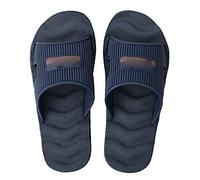 ZCCZJS Slifori maschili Summer Uomini Slifori per la casa Spese di casa morbida Donne Dones Flip del bagno per le scarpe da maschi (blu, 8.5 Regno Unito)