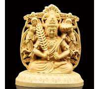 ZCCZJS Statue di Buddha Intagliato Intagliato bosswoodiale Statua Vuoto Bodhisattva Guanyin Buddhist fornisce Decorazione Domestica Decorazione per la casa Ornamento fengshui