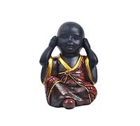 ZCCZJS Statue di Buddha Zen Décor Ornaments Figurina Figurina Scultura Buddista per Interni per Moderni Accessori per la casa Accessori per la Decorazione di Decorazioni da Sola Decorazione, 14