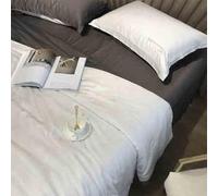 ZCCZJS Summer Simple Ice Silk Quilt Set, Comodo Coperta di condizionamento Aria-Lavabile Fresco, Set di Trapunta Traspirante Leggera (Inclusa Trapunta Estiva, Due federe R-1,8 m