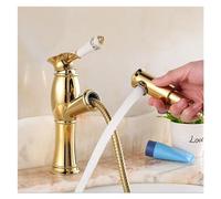 ZCCZJS Tiri di lavandino del Bacino Miscelatore Mixer Tap Tap Brasso Bronzo Antico Bronzo RUSE out OGNO Moderno Basso BLACO GUACET