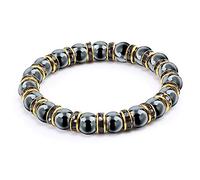 ZCCZJS UOMINO DONNA EMATITE PERCHE BRACELLE BRACKE CHEGA NERO MANTRA PREGHIERA PERCHE BUDDHA BRACELETTO
