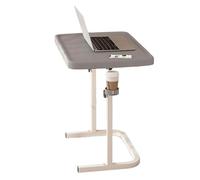 ZCCZJS Vesta da tavolo del divano pieghevole portatile regolabile per laptop TV da pranzo e di divano con supporto per tazza