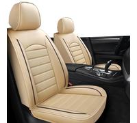 ZCCZQF Copri Sedili Auto per Nissan Tiida/Leaf/March/Micra/Moco/Note/Pixo/Pulsar/Sakura, Coprisedili per Sedili Completo Auto, Set di Coprisedili e Copri Poggiatesta per Auto,Beige