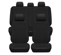 ZCCZQF Set Completo di Coprisedili in Poliestere per Audi S3 S4 S5 S6 S7 Q3 Q5 Q7 RS3 RS4 RS5 RS6 R8 4G8 TT TTS, Soft Confortevole Traspirante Protezione per Sedili Auto, Accessori Auto