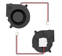 ZCDYGHU 2 Pezzi per SXDOOL per Ventola di Raffreddamento a Flusso d'Aria Radiale centrifuga 75x75x30mm 24V con Doppio Cuscinetto a Sfera 7cm 7530 DC Brushless