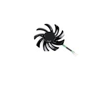ZCDYGHU Ventola di Raffreddamento 85MM T129215SU RX 6700 XT per XFX per Speeder SWFT 309 per Ventola della Scheda Grafica Radeon(Black 1-Fan)