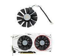 ZCDYGHU Ventola di Raffreddamento 87MM PLD09210S12HH GTX1060 GTX1070 RX480 per ASUS per schede grafiche Dual Series GTX 1070 1060 RX 480 470 570(B Fan)