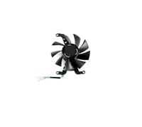 ZCDYGHU Ventola di Raffreddamento da 75 mm per XFX Speeder per Merc Qick 308 RX 6600XT 6500XT Nera per Scheda Grafica Gioco Ultra(Black 1-Fan)