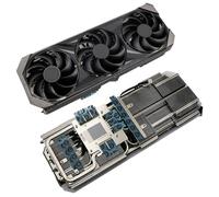 ZCDYGHU Ventola di Raffreddamento del dissipatore Calore Sostitutiva per Powercolor Red per Devil per AMD Radeon RX 7800 XT 16GB RX7800XT Cooling