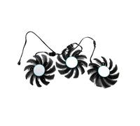 ZCDYGHU Ventola di Raffreddamento Sostitutiva T128010SU da 75 mm per Gigabyte per Scheda Video Radeon RX 6600 6700 XT RTX 3070 Ti Eagle(3-Fan)