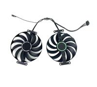 ZCDYGHU Ventola GPU 95MM FDC10U12S9-C CF1010U12S 7PIN RTX3070TI 3060TI per ASUS Dual GeForce RTX 3060 3070 V2 OC Edition 8GB(Black 2-Fan T12)