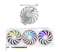 ZCDYGHU Ventola Grafica CF1010U12S RTX3070 RTX3080 RTX3090 da 95 mm per ASUS per ROG Strix RTX 3070 3080 Ti 3090 White OC Edition Gaming Fan(B-Fan)