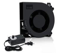 ZCDYGHU Ventola per Computer CA da 120 mm, 12 cm, x 32, 12032, centrifuga, con V, 220, a 3, 2 A, regolatore di velocità per Tenda Coltivazione