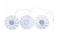 ZCDYGHU Ventola per Scheda Grafica CF1010H12S da 98 mm, DC12 V, 0,35 A, per ASRock, per Radeon RX 7900 XT, per Phantom, per Gaming, Bianca, 20 GB, OC(3Pcs Set Fan)