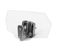 Zceplem Estensione Universale Regolabile A Clip per Parabrezza Moto, Deflettore Parabrezza, Adatto alla Maggior Parte delle Moto (Trasparente/Grigio)
