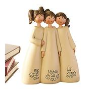 Zceplem Figurine degli Angeli 'Amicizia,Sorelle Statue E Figurine - Figurine in Piedi con Angelo commemorativo Regali per Sorella 'Anima per la Decorazione Domestica