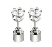 Zceplem Orecchini LED | Cambiare Colore Si Illuminano LED Orecchini Studs Lampeggiante Lampeggiante Orecchini | Borchie a Corona di Diamanti Natale Lampeggiante per Feste da Ballo