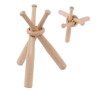 Zceplem Supporto per Supporto da Baseball - Organizzatore di Supporto per Softball Fai da Te con Design a Base Triangolare | Supporto per Pallina Sportiva Rustica Decorazione Stabile per ripostiglio