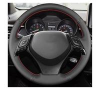 ZCera Copri Volante per Auto per Toyota per C-HR per CHR 2016 2017 2018 2019 per Izoa 2018 2019 Accessori per Auto Coprivolante per Auto Copri Volante(Black Thread)