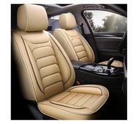 Zcera Coprisedili Auto per Nissan per Qashqai J10 J11 | Per Juke Per Tiida Per X Trail T31 T32 Per Versa Copertura Sede Dell'automobile Set Coprisedili(Beige Front)