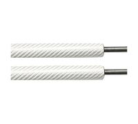ZCera Pistoni Portellone Posteriore per Mazda per Verisa DC5W 2004-2015 Ammortizzatori A Gas per Bagagliaio Supporto di Sollevamento Ammortizzatore per Portellone(Silver Carbon Fiber)