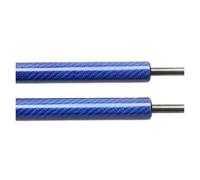 ZCera Pistoni Portellone Posteriore per Mini per Cooper R56 3 Porte Hatchback 2006-2013 con Molla Supporto per Baule Caricato A Gas(Blue Carbon Fiber)