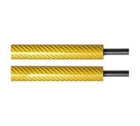 ZCera Pistoni Portellone Posteriore per Toyota per Supra A90 con Alettone Posteriore 5 kg Molle A Gas Ammortizzatori Supporti per Portellone Posteriore(Yellow Carbon Fiber)