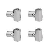 ZCfhoVCsq 4 Pezzi di Raccordo per Tubo a 90° per Barca, corrimano per Ponte di Barca, Hardware, in Acciaio Inossidabile 316, Resistente alla ruggine, Compatibile con Le Navi marittime(22mm x 4pcs)