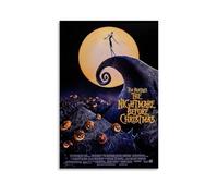ZCHLATGDE Movie The Nightmare before Christmas poster decorativo da parete, per soggiorno, camera da letto, decorazione moderna per la camera da letto, 30 x 45 cm