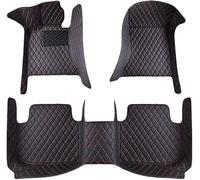 ZCHQF Pelle Auto Tappetini Abitacolo per Ford Puma St-Line 2020 2021 2022 2023 2024 2025 (LHD), Tutto Il Tempo Tappetino Impermeabile Antiscivolo Tappeto Protezione Accessori,E-Black+Red