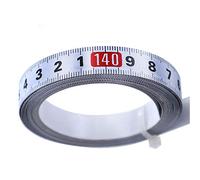 Zchui Metro a Nastro Autoadesivo, Troncatrice Nastro Adesivo metrico Acciaio Righello | Resistente, Buona Tenacità - per Cucire Portatile di Distanza dei Righelli Metrici di Falegnameria