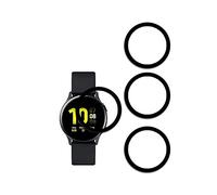 ZCIBN Set 4 pezzi, vetro temperato compatibile con Samsung Watch Active 2 (44 mm), proteggi schermo senza bolle in vetro di durezza 9H, Watch Active 2 (44 mm)