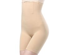 ZCJ Mutande da donna a vita alta, senza cuciture, modellanti con gamba per il controllo della pancia, cosce e protezione contro l'attrito delle gambe