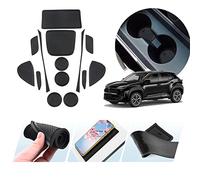 ZCLINKO Tappetini Antiscivolo per Toyota Yaris Cross XP210 2021 2022 2023 2024 Tappetini Antiscivolo in Gomma per Console Centrale, Portaoggetti, Porta Bicchieri, Accessori Yaris Cross (Nero)