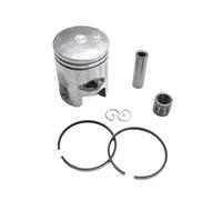 ZCLOZMD Set di Fasce Elastiche for pistone da 50 CC 40 mm con Perno 10 e 12 Cuscinetto ad Aghi for spinotto Polso for Jog for Minarelli for Scooter ciclomotori(with 10mm Pin)