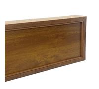 ZCM CASSONETTI-Cassonetto in PVC Multicamera, Coibentato per Tapparelle Avvolgibili, Pannello Sandwich in XPS, Ermetico, Incluse 6 Turboviti e un Passacinghia in PVC, Colore Noce Nussbaum, 40x160cm